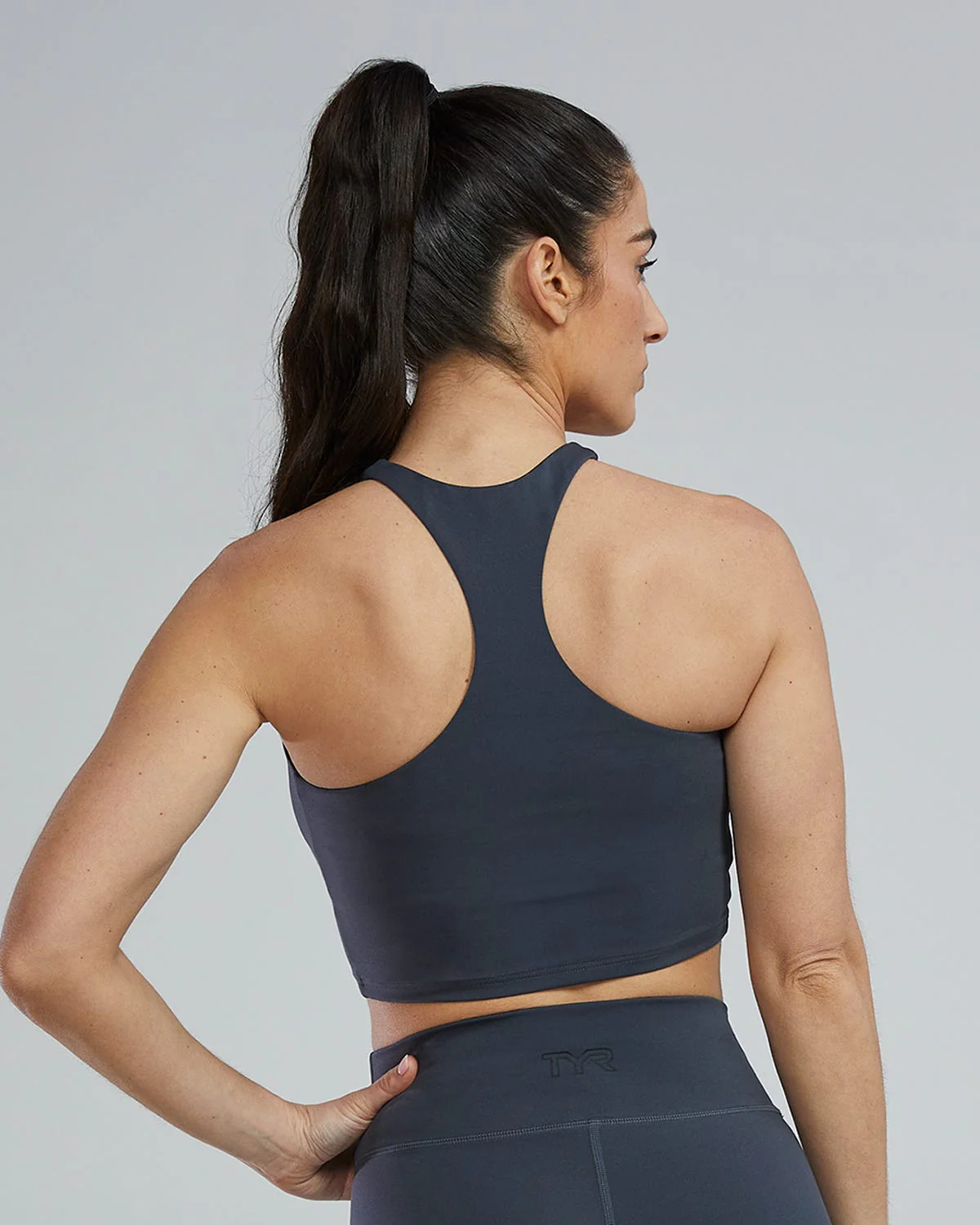 Joule Elite Cropped High Neck Sports Bra - Image 19