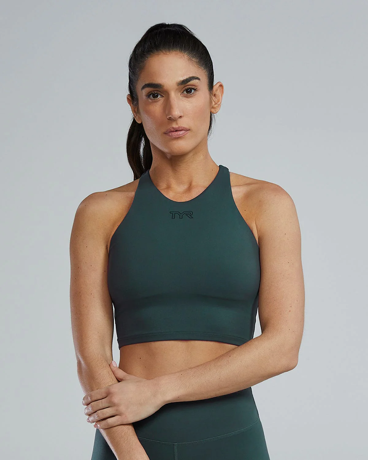 Joule Elite Cropped High Neck Sports Bra - Image 26