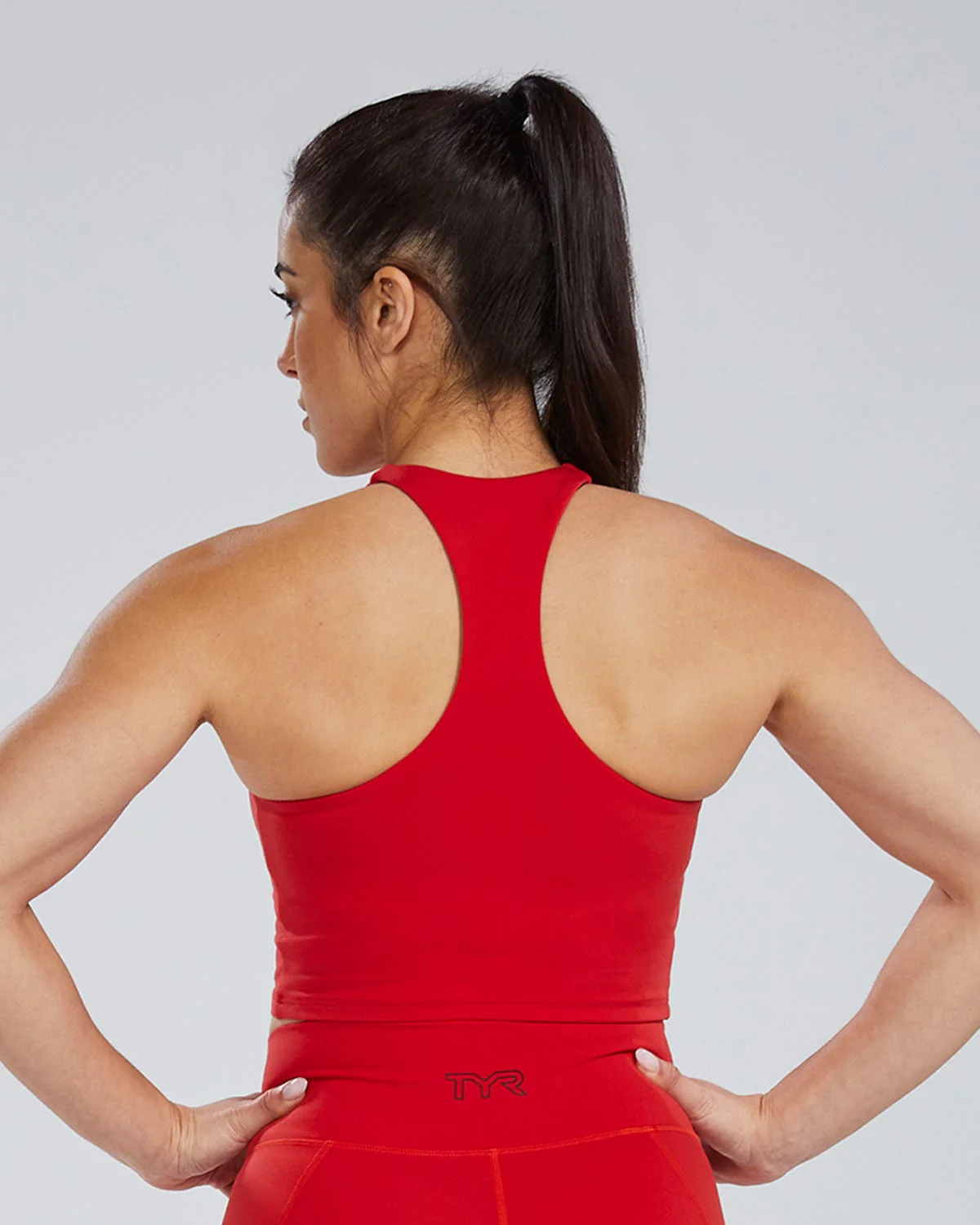 Joule Elite Cropped High Neck Sports Bra - Image 56