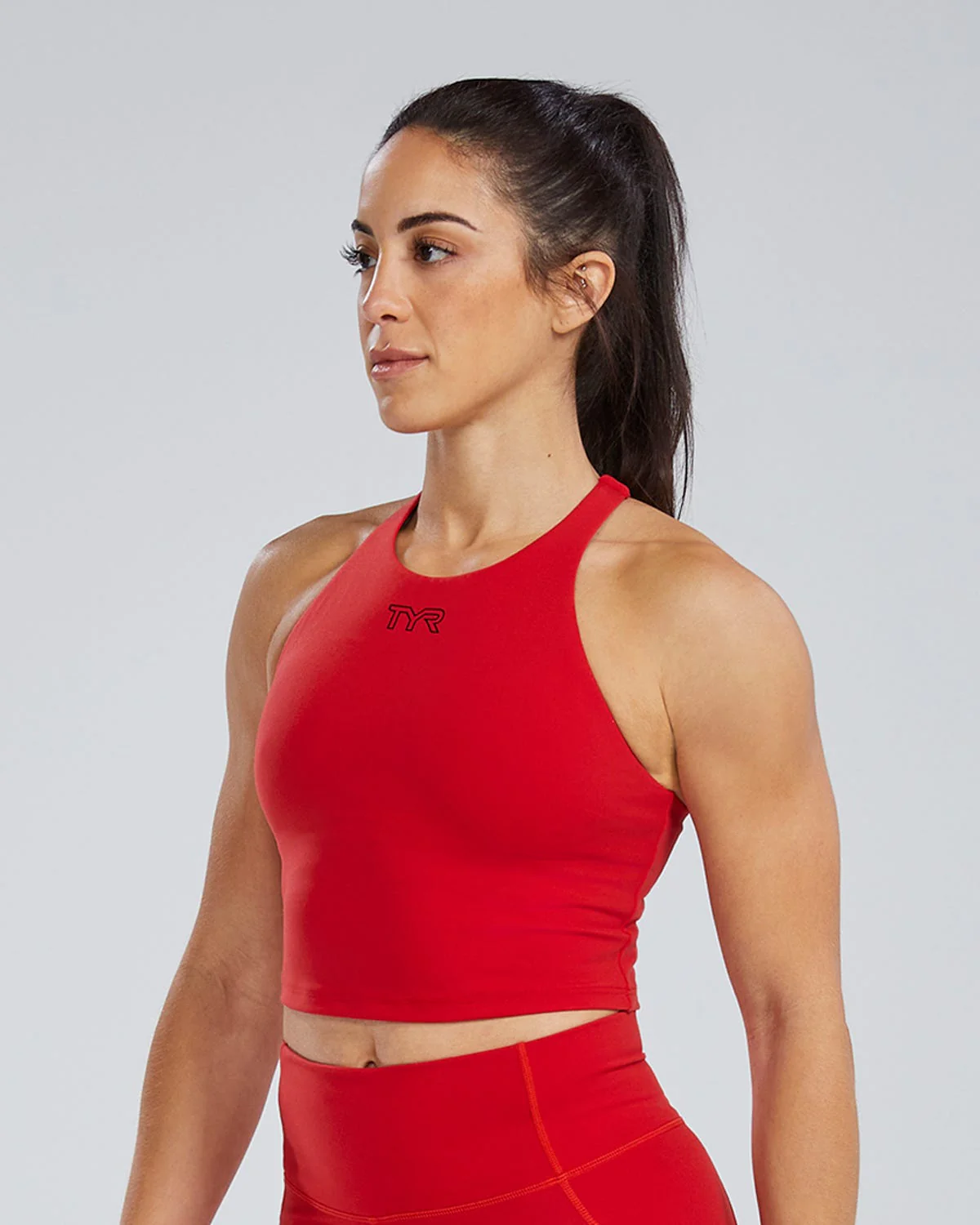 Joule Elite Cropped High Neck Sports Bra - Image 57