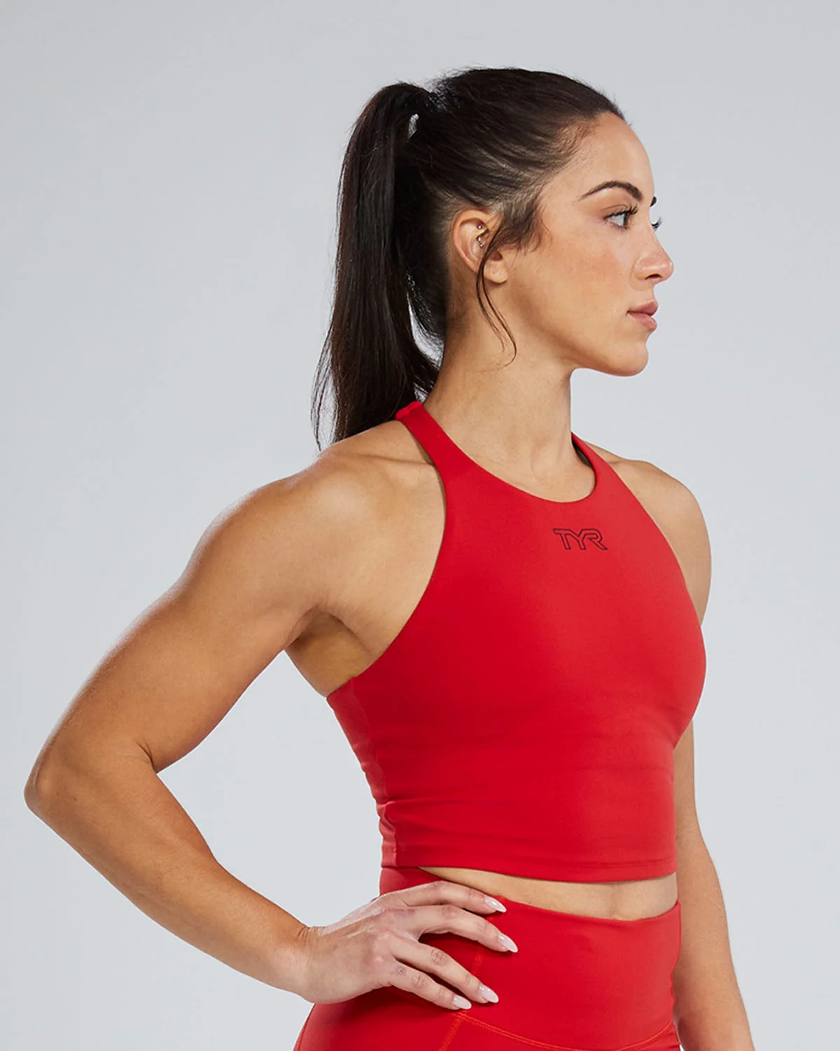 Joule Elite Cropped High Neck Sports Bra - Image 58