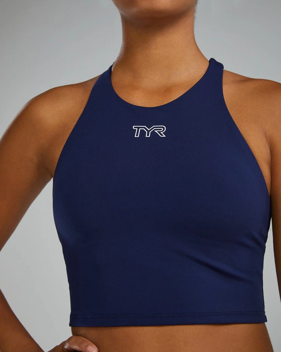 Joule Elite Cropped High Neck Sports Bra - Image 6