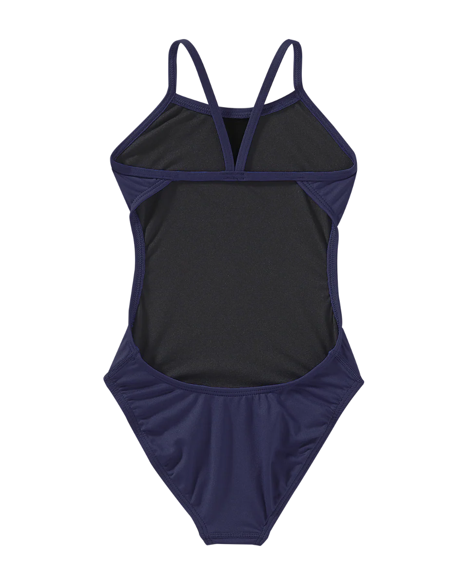 Durafast Elite® Girl's Cutoutfit Swimsuit - Solid - Image 3