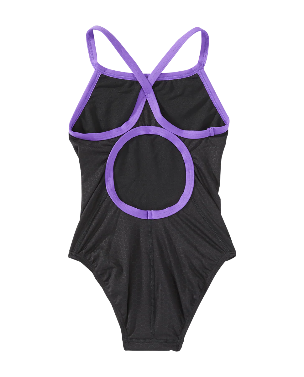 Durafast Elite® Girl's Diamondfit Swimsuit - Hexa - Image 16