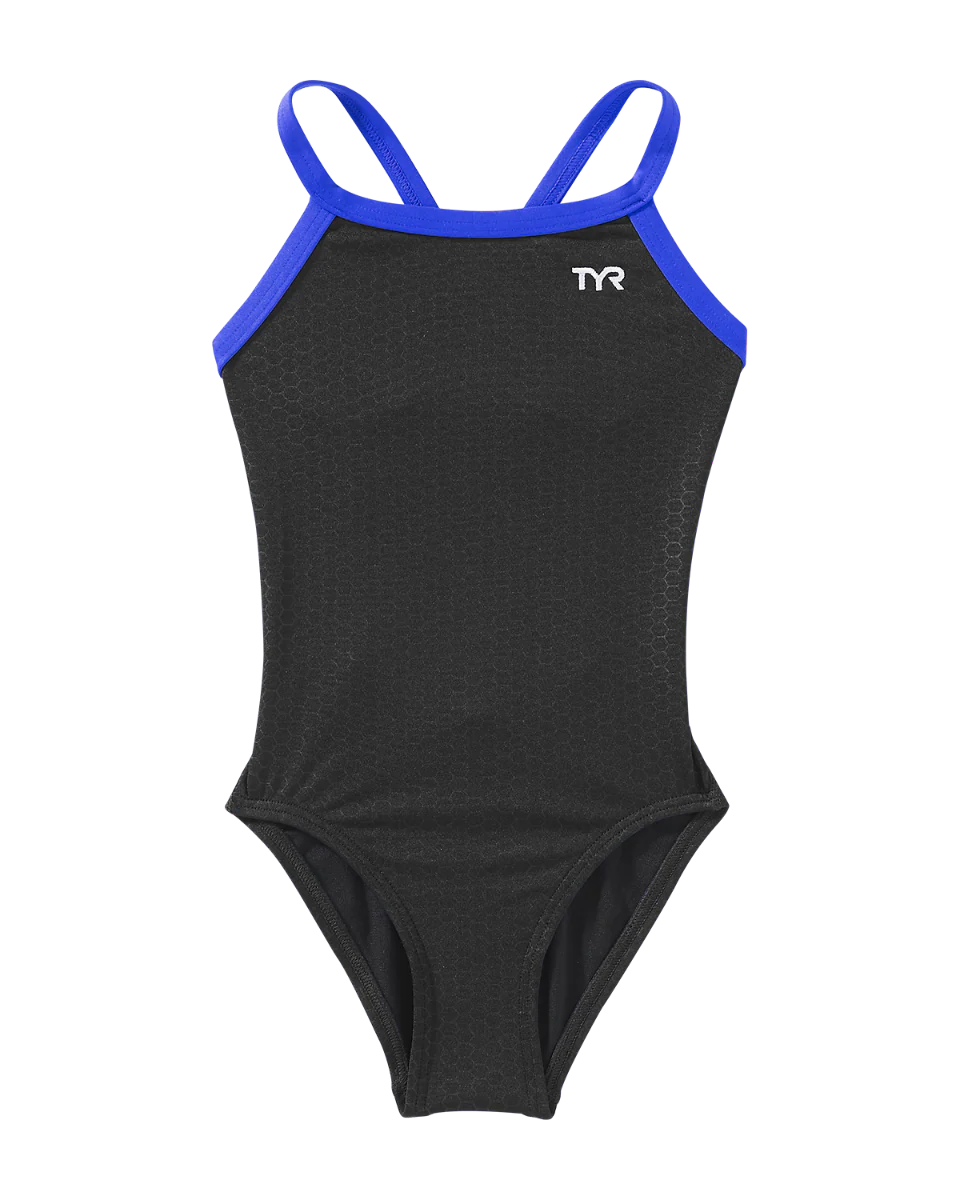 Durafast Elite® Girl's Diamondfit Swimsuit - Hexa - Image 19