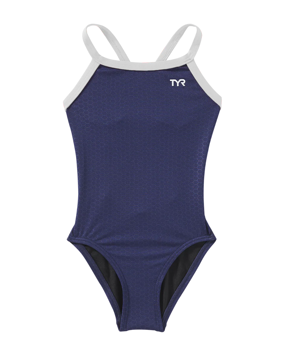 Durafast Elite® Girl's Diamondfit Swimsuit - Hexa - Image 27