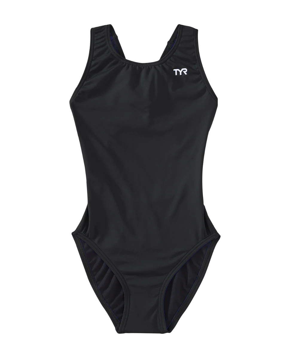 Durafast Elite® Girl's Maxfit Swimsuit - Solid - Image 5