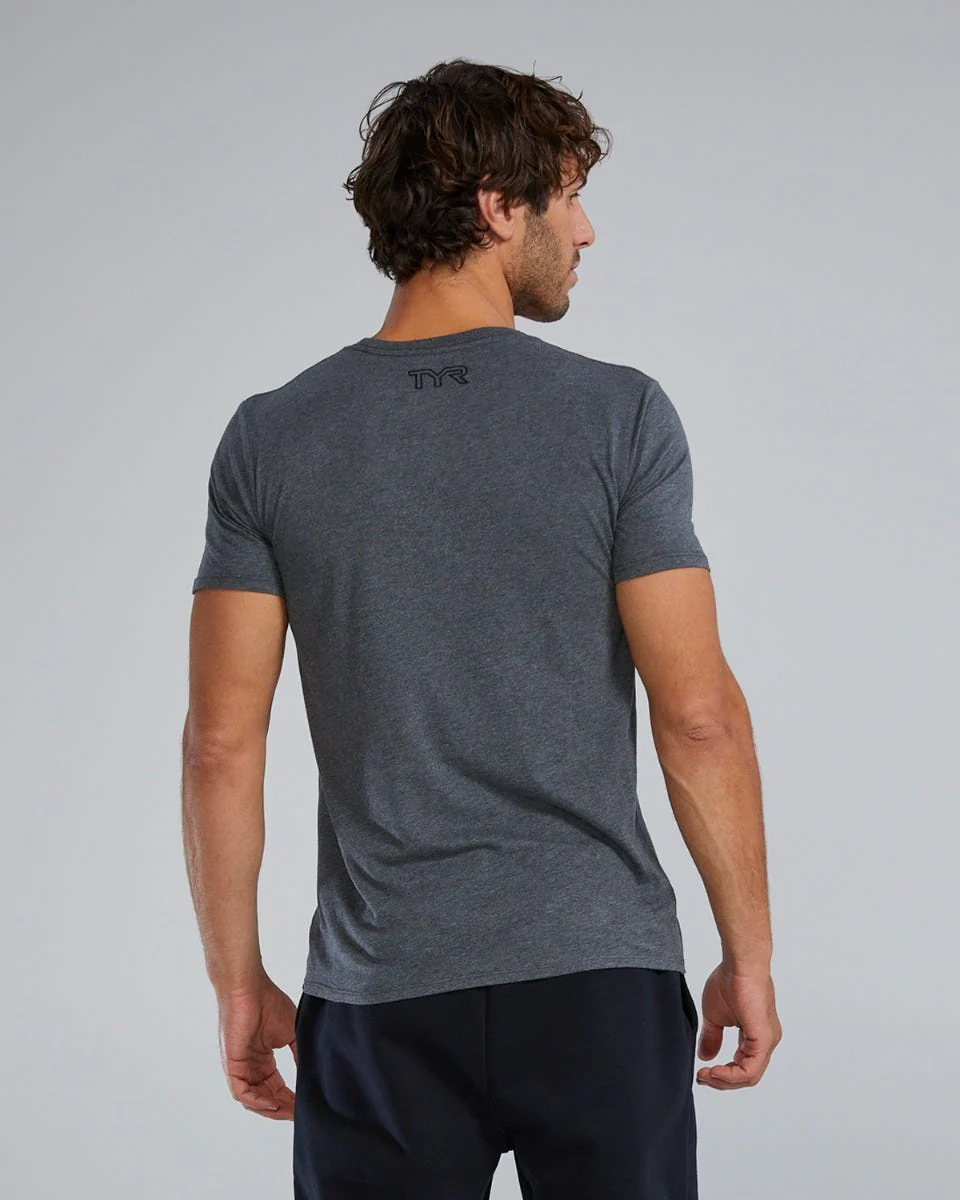 Men's Ultrasoft Lightweight Tri Blend Tech Tee - Big Logo - Image 10