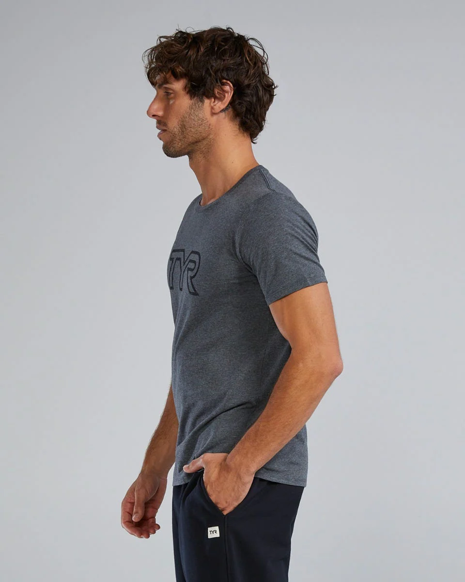 Men's Ultrasoft Lightweight Tri Blend Tech Tee - Big Logo - Image 11