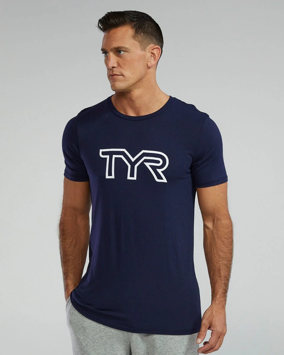 Men's Ultrasoft Lightweight Tri Blend Tech Tee - Big Logo - Image 17
