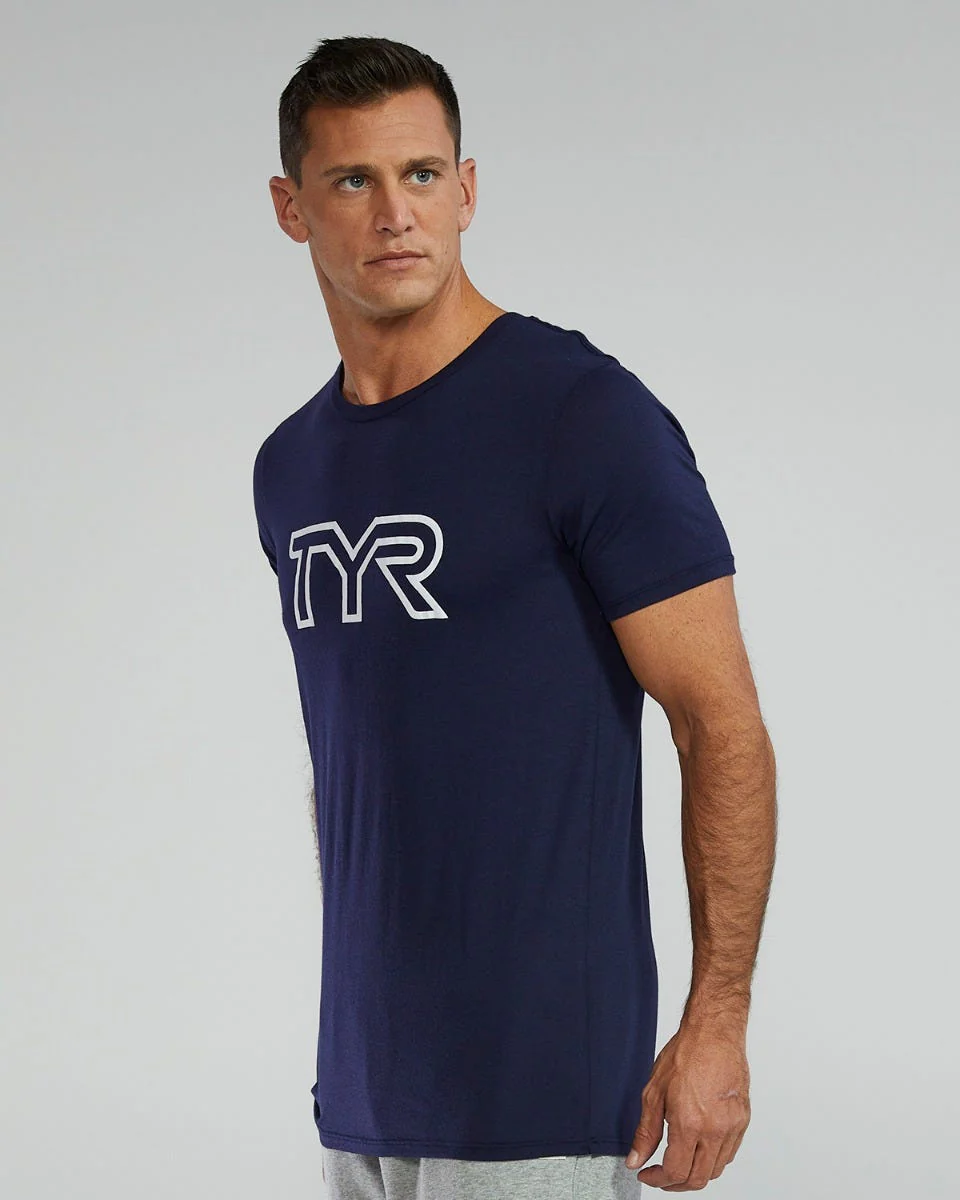 Men's Ultrasoft Lightweight Tri Blend Tech Tee - Big Logo - Image 19
