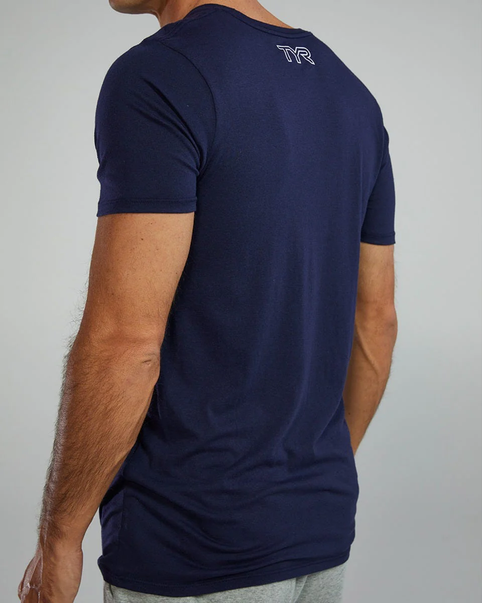 Men's Ultrasoft Lightweight Tri Blend Tech Tee - Big Logo - Image 22