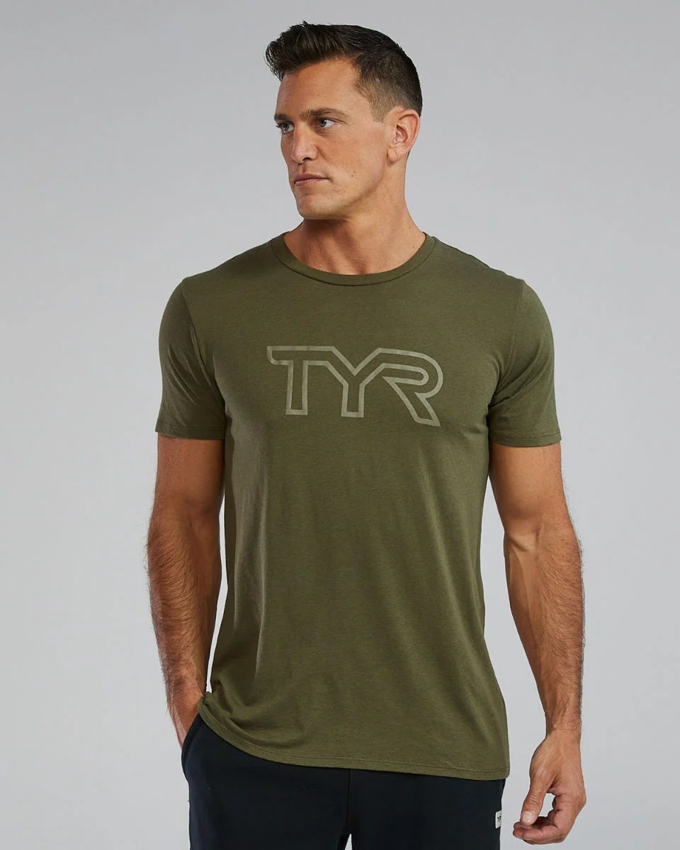 Men's Ultrasoft Lightweight Tri Blend Tech Tee - Big Logo - Image 28