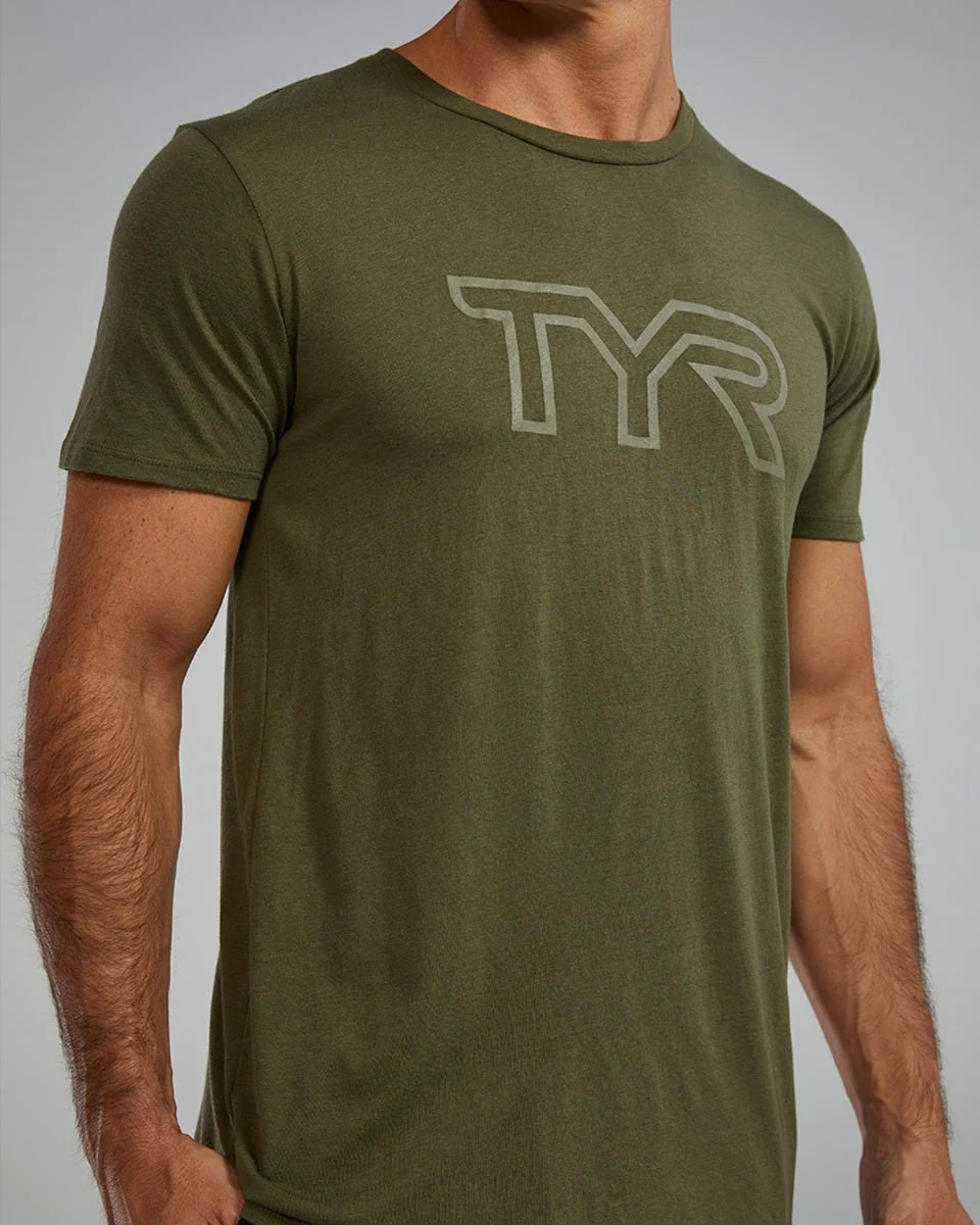 Men's Ultrasoft Lightweight Tri Blend Tech Tee - Big Logo - Image 29