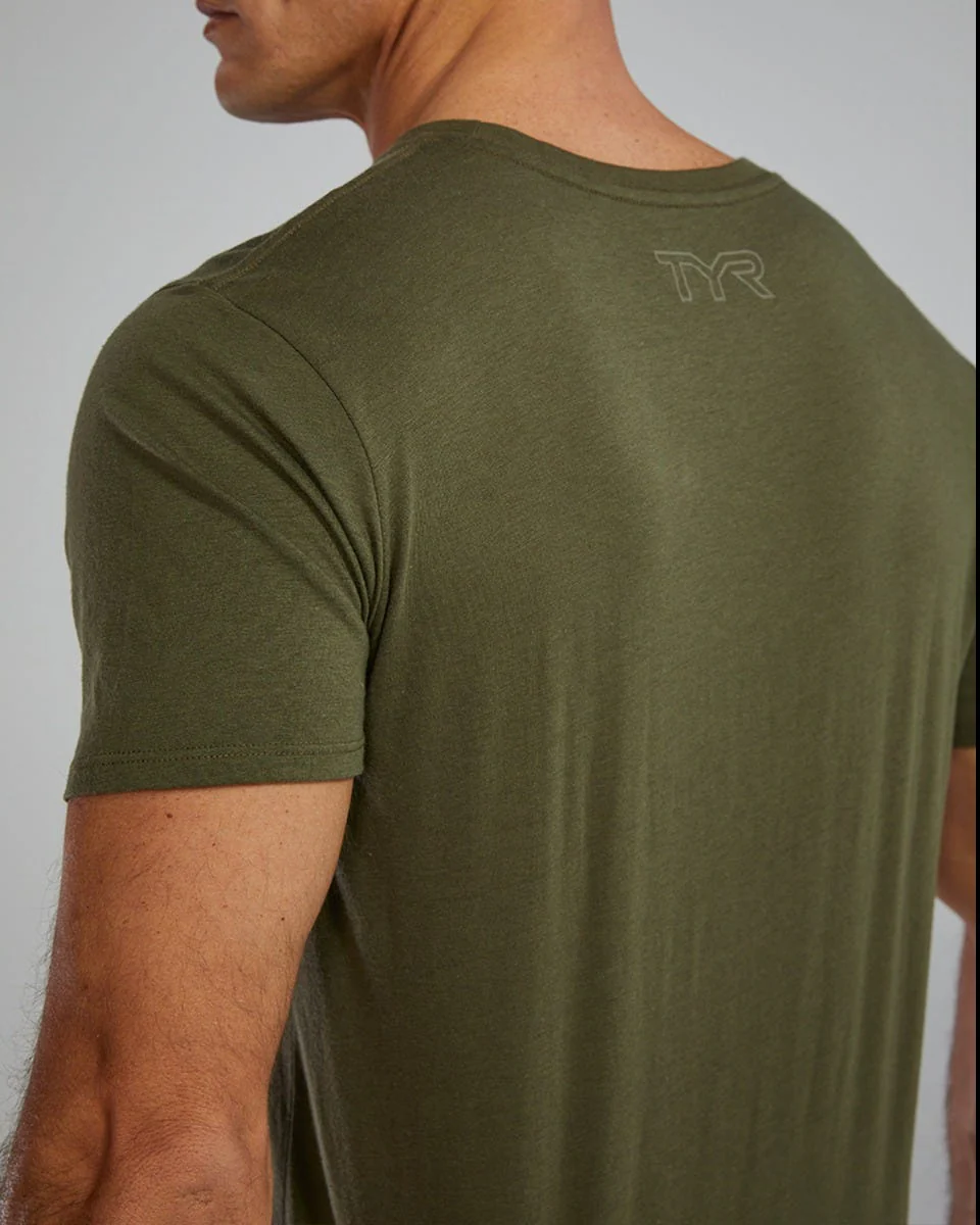 Men's Ultrasoft Lightweight Tri Blend Tech Tee - Big Logo - Image 30