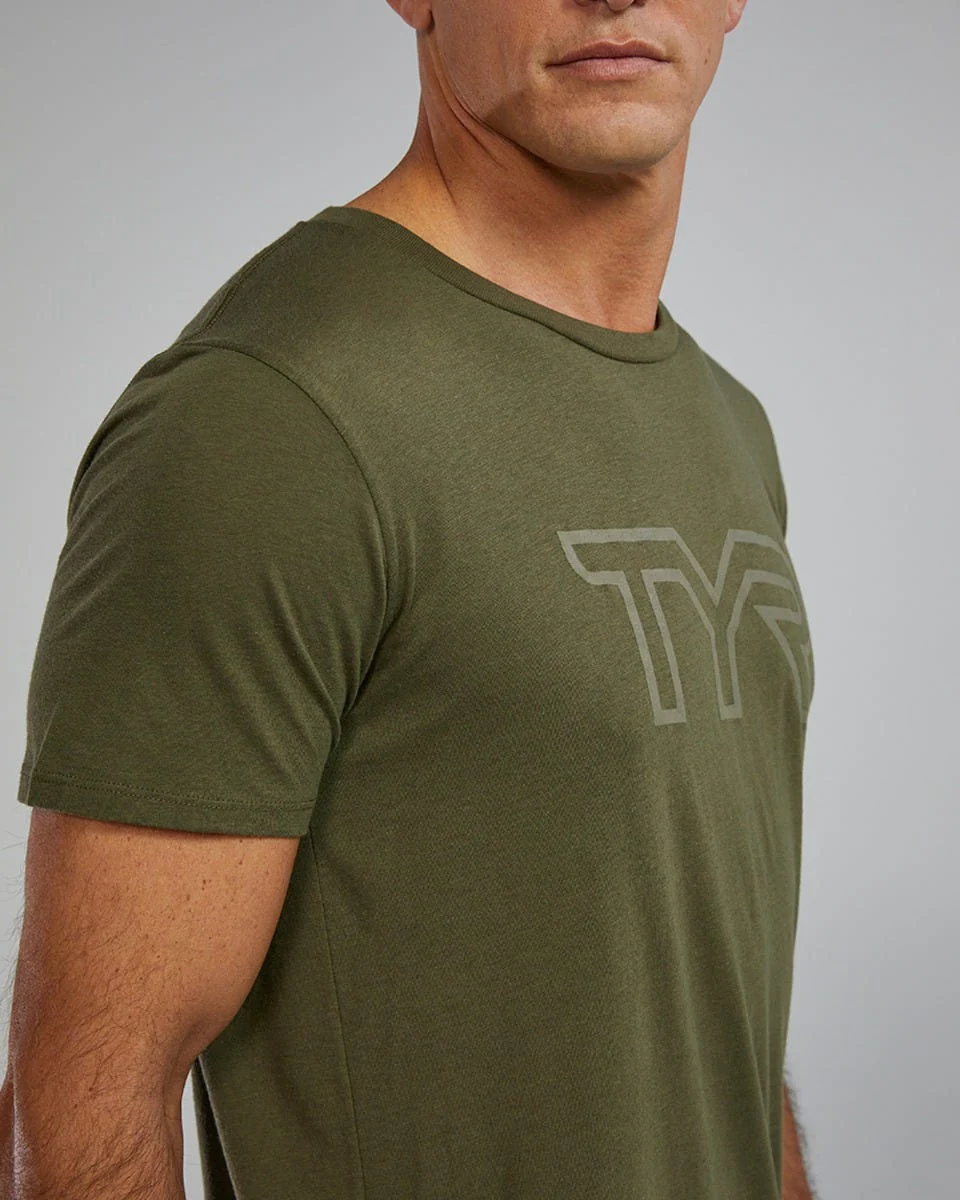 Men's Ultrasoft Lightweight Tri Blend Tech Tee - Big Logo - Image 31