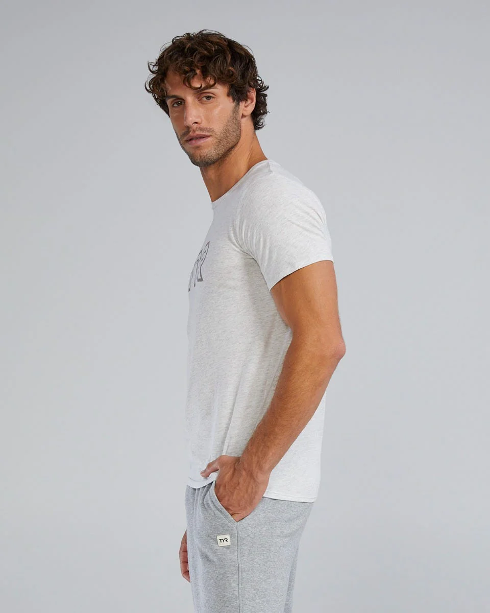 Men's Ultrasoft Lightweight Tri Blend Tech Tee - Big Logo - Image 35