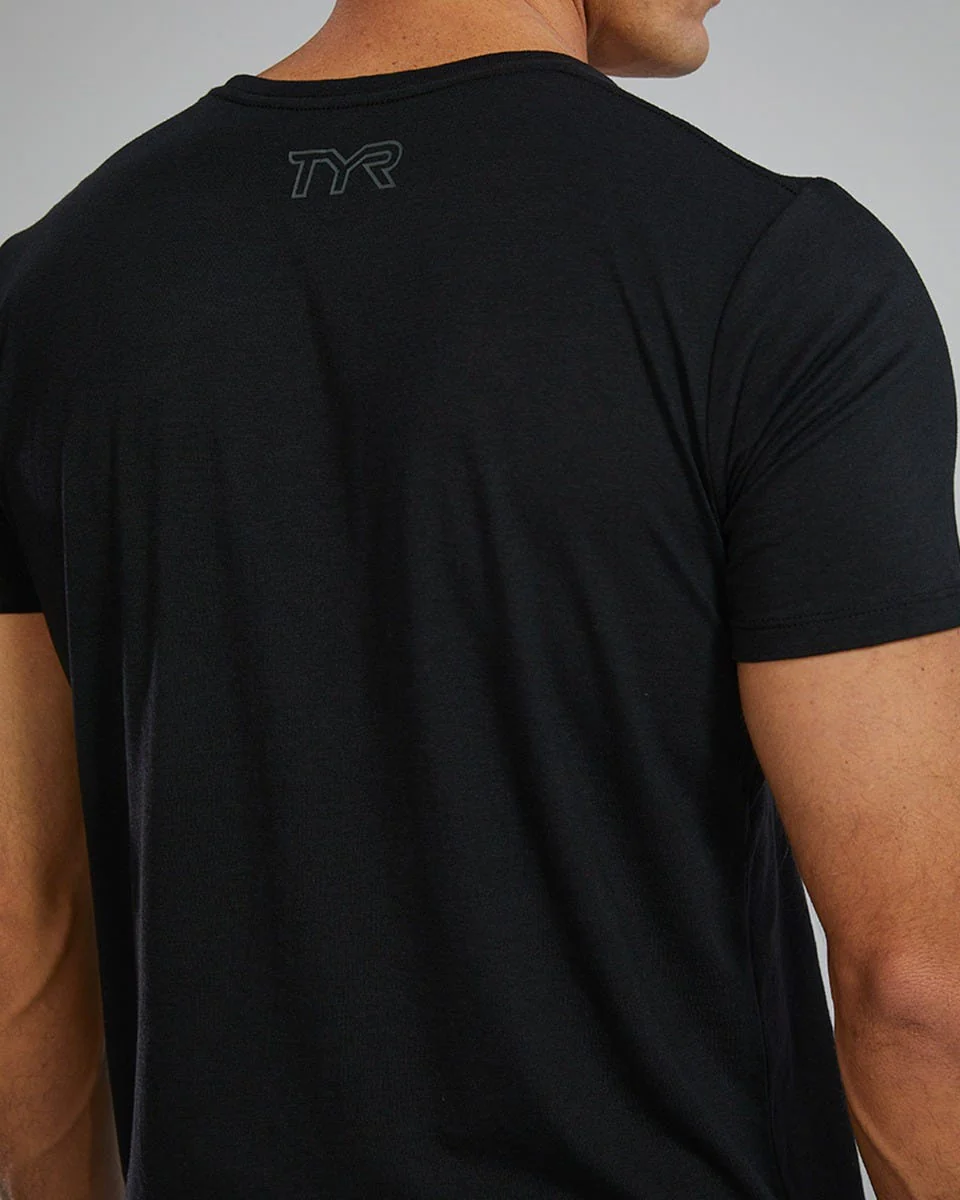 Men's Ultrasoft Lightweight Tri Blend Tech Tee - Big Logo - Image 7