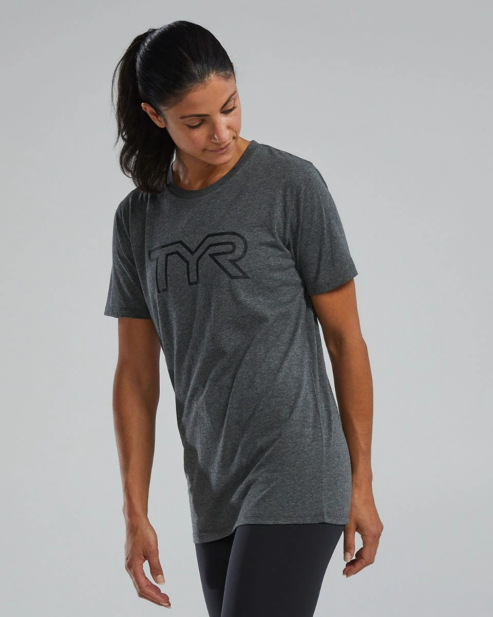 Women's Ultrasoft Lightweight Tri Blend Tech Tee - Big Logo - Image 12