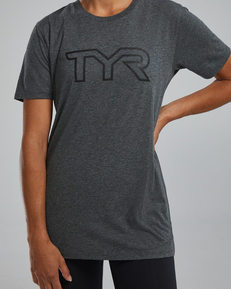 Women's Ultrasoft Lightweight Tri Blend Tech Tee - Big Logo - Image 13
