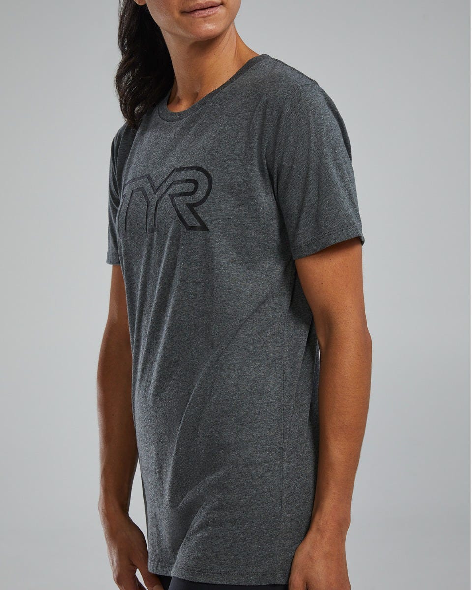 Women's Ultrasoft Lightweight Tri Blend Tech Tee - Big Logo - Image 14