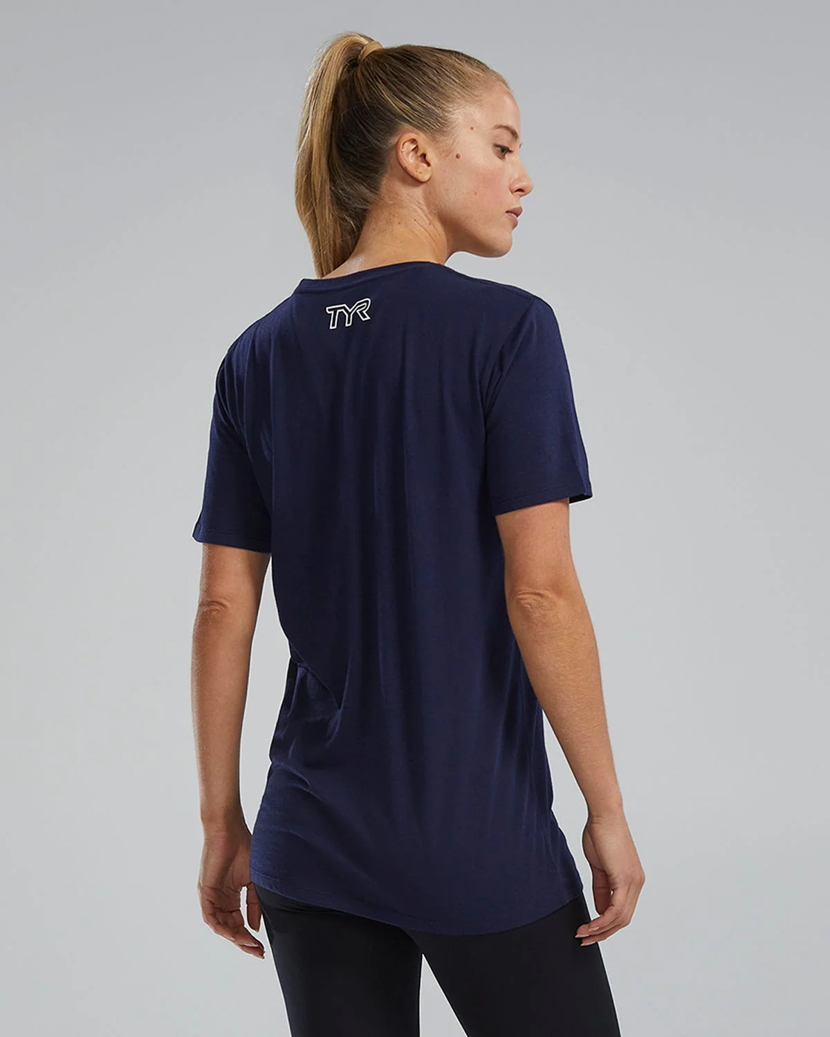 Women's Ultrasoft Lightweight Tri Blend Tech Tee - Big Logo - Image 18