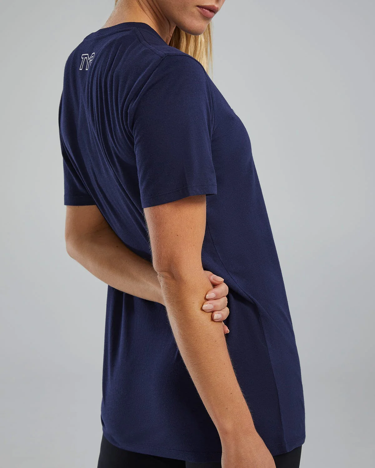 Women's Ultrasoft Lightweight Tri Blend Tech Tee - Big Logo - Image 22