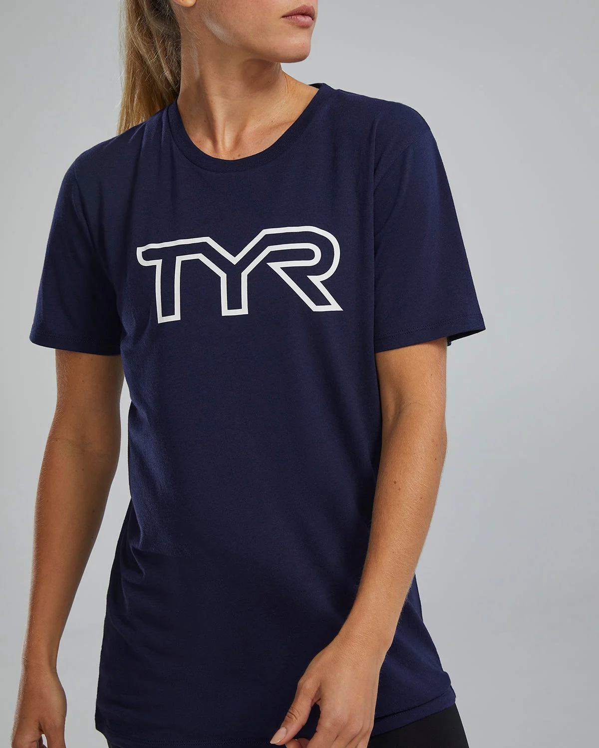 Women's Ultrasoft Lightweight Tri Blend Tech Tee - Big Logo - Image 24