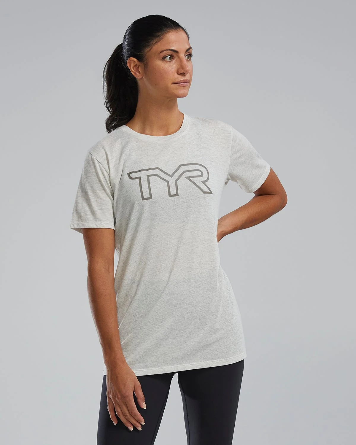 Women's Ultrasoft Lightweight Tri Blend Tech Tee - Big Logo - Image 33