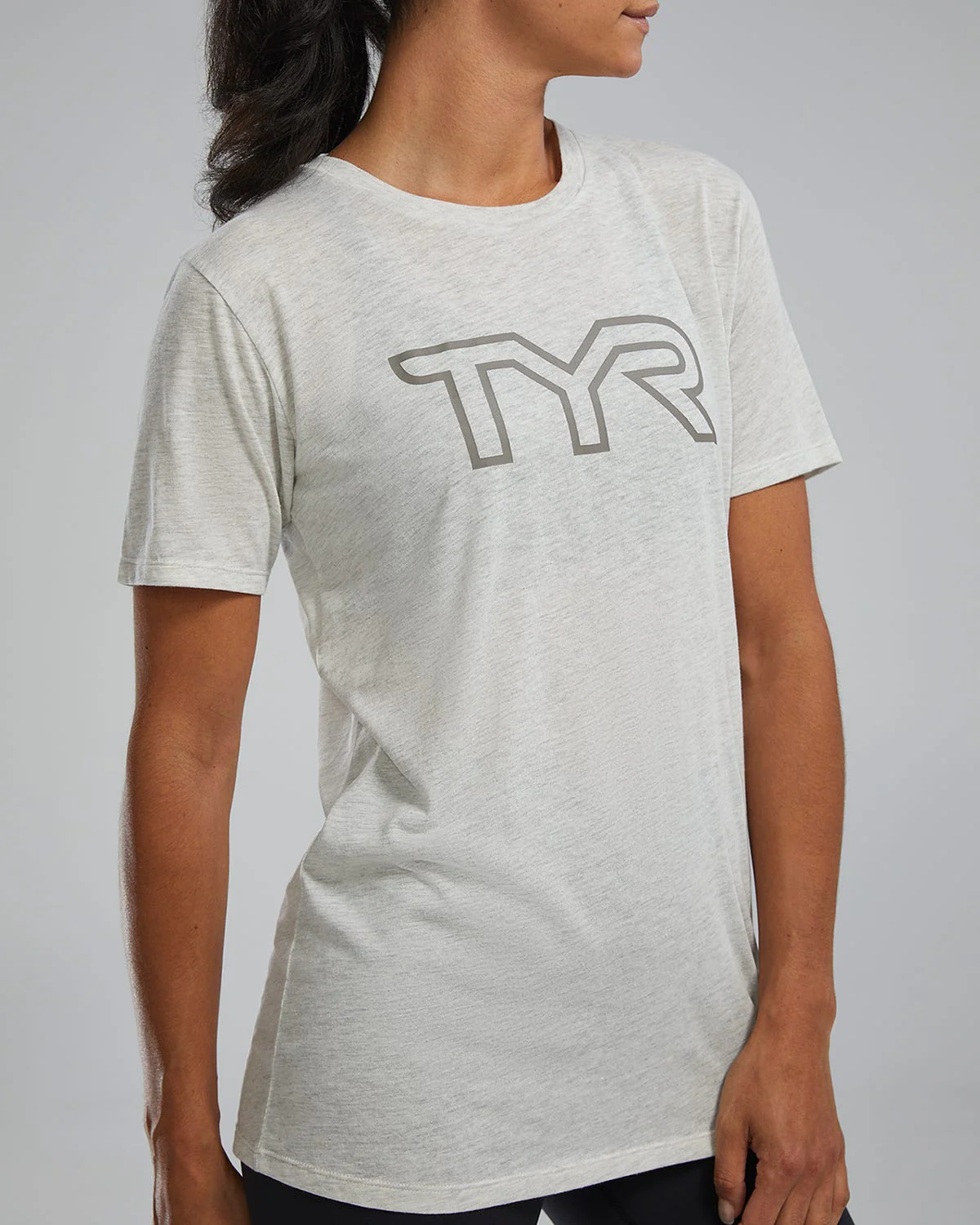 Women's Ultrasoft Lightweight Tri Blend Tech Tee - Big Logo - Image 39